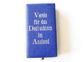 Verein für das Deutschtum im Ausland, Silberne Ehrennadel " Für treue Mitarbeit" im Etui