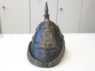 Bayern, Helm M 1848 der Landwehr Infanterie . Leicht...