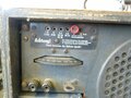 Wehrmacht Rundfunkempfänger klein, Originallack, datiert 1943, Funktion nicht geprüft