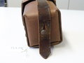 1.Weltkrieg, Tasche für Gasschutzbrille aus Presspappe datiert 1916