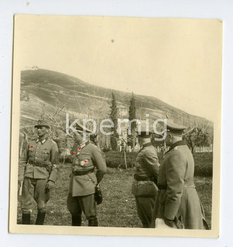 Ritterkreuzträger des Heeres in Italien, Privatfoto 60 x 60 mm