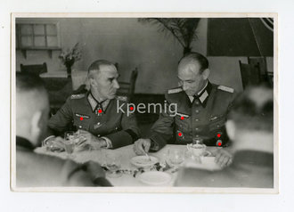 General und Ritterkreuzträger  des Heeres , Privatfoto 8,5 x 12,5 cm