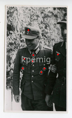 Richard Wolf, Ritterkreuzträger des Heeres , Privatfoto 6 x 10 cm