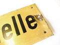 Blechschild " Befehlsstelle" Maße 22,5 x 6cm