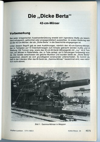 Waffen Revue Nr. 29, Schießendes Feuerzeug, gebraucht, 160 Seiten