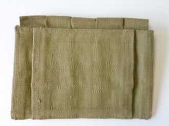 U.S. Army WWII, pouch magazine, Thompson, khaki, NOS