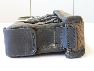 1. Weltkrieg, Tasche für Vermittlungskästchen aus Ersatzmaterial datiert 1917