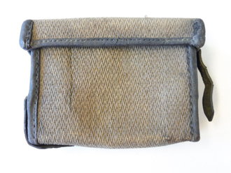1. Weltkrieg, Tasche für Vermittlungskästchen aus Ersatzmaterial datiert 1917