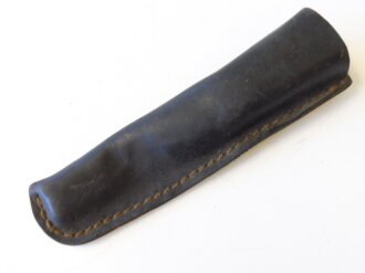 Rinnhufmesser mit Lederscheide, Hauptner