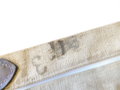 1. Weltkrieg, Brotbeutelriemen mit Schanzzeugschlaufe, getragenes Stück