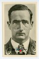 Ritterkreuzträger Major Gollob, eigenhändige Unterschrift auf Hoffmann Postkarte