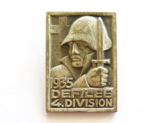 Schweiz, Abzeichen "1935 Defilee 4. Division"