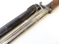 1.Weltkrieg, Seitengewehr 98 lang mit original lackierter Eisenscheide