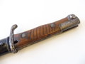 1.Weltkrieg, Seitengewehr 98 lang mit original lackierter Eisenscheide