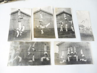Fotonachlass eines Angehörigen der Deutschen Garnison in Tsingtau, 121 Fotos von Landungstruppen, Land und Leuten sowie der Kriegsgefangenschaft. Unterschiedliche Formate. Dazu 23 ungelaufene Ansichtskarten