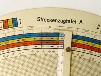 Streckenzugtafel A Wehrmacht, Aluminium, Hersteller lyt43