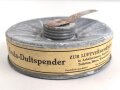 "Evola Duftspender" aus Luftschutz Gasmaskenfilter, Nachkriegsfertigung "Schwerter zu Pflugscharen"