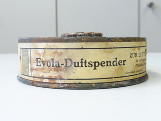 Nachkrieg, Evola Duftspender aus Luftschutz Gasmaskenfilter, "Schwerter zu Pflugscharen"