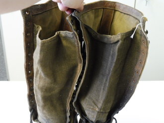 Heer, Paar Tropenstiefel Afrika Korps. Ungereinigtes Paar, Sohlenlänge 30cm