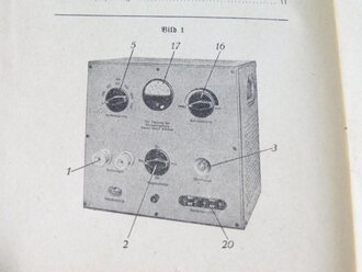 D 943/2 " Der Sendegleichrichter T100" Berlin 1940. 12 Seiten plus Anlage. DIN A5