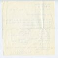 Nachkrieg, Ritterkreuzträger Hans Gelhausen, eigenhändige Unterschrift auf einem Brief /Schriftstück
