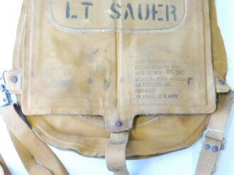 U.S. Army Air Forces WWII, life preserver Type B-4 ?, 1943 dated, Named