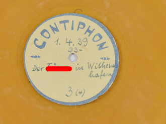 3 Stück Contiphon Platten datiert 1939/40 ....