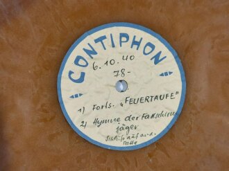 3 Stück Contiphon Platten datiert 1939/40 . Eingestaubt, selten