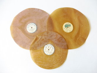 3 Stück Contiphon Platten datiert 1939/40 . Eingestaubt,...