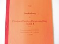 REPRODUKTION, Beschreibung des Funkmeßbeobachtungsgerätes Fu MB 4 (Samos), Maße A4, 22 Seiten + Anlagen