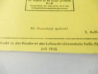 REPRODUKTION, Hilfsblätter für den Unterricht H1/3, T5, U5, U5a, Stromquellen des 5 Watt-Senders, Gerätebeschreibung, Maße A5, 15 Seiten + Anlagen