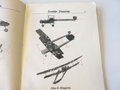 Abbildungen deutscher und feindlicher Flugzeuge , handschriftlich datiert 1916. 41 Seiten plus Anlage