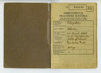 Arbeitsbuch Protektorat Böhmen und Mähren 1941