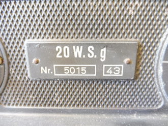 20 Watt Sender g ( 20 W.S.g ) datiert 1943, Gehäuse...