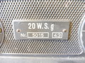 20 Watt Sender g ( 20 W.S.g ) datiert 1943, Gehäuse überlackiert, Frontplatte Originallack. Funktion nicht geprüft