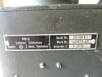 Luftwaffe Peilrahmen PR 3, Fl 27776. Überlackiertes Stück, Funktion nicht geprüft