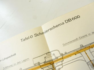 LDv. 510a " DB 600 G-H " Entwurf einer Betriebs- und Wartungsvorschrift. Berlin 1938. DIN A5