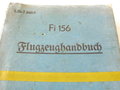 LDv. T.2601/1 " Fi 156" Flugzeughandbuch, Ausgabe 1940. DIN A5