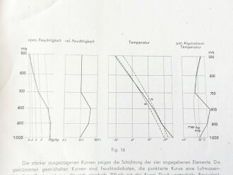 Reichsamt für Wetterdienst ( Luftwaffe ) " Die luftmassenmäßige Arbeitsweise, Figurenband DIN A4