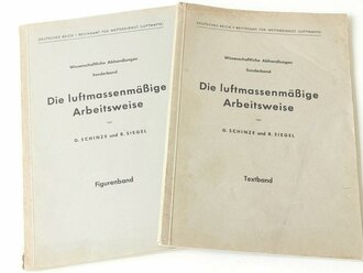 Reichsamt für Wetterdienst ( Luftwaffe ) " Die luftmassenmäßige Arbeitsweise, Figuren- und Textband DIN A4