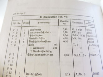 KOPIE der L.Dv.846a " Fi 156" Entwurf einer Beschreibung, Bedienungs-, Wartungs und Prüfvorschrift der Bordfunkanlage, Berlin 1940