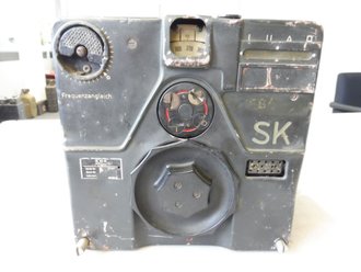 Luftwaffe Funk-Sender S10K zur FuG10 Funk-Anlage . Originallack , Funktion nicht geprüft
