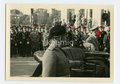 8 Fotos Hitler und  Mussolini Staatsbesuch. Format jeweils ca 8,5 x 6cm, Agfa Brovira