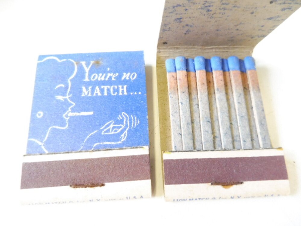 WWII Matches VD U.S 1 piece out of the original box 