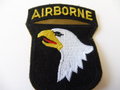 101st Airborne (red tongue) patch, At the Front