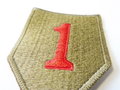 1st Infantry Division Patch, At the Front