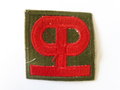 90th Infantry Division Patch, At the Front