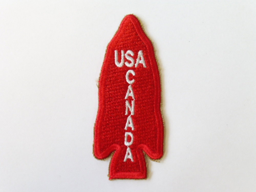 1st Special Service Force Sleeve Patch, At the Front, 8,77