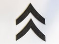 PFC Rayon Rank Chevrons (pair), At the Front