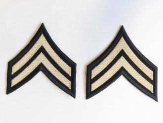 Corporal Rayon Rank Chevrons (pair), At the Front